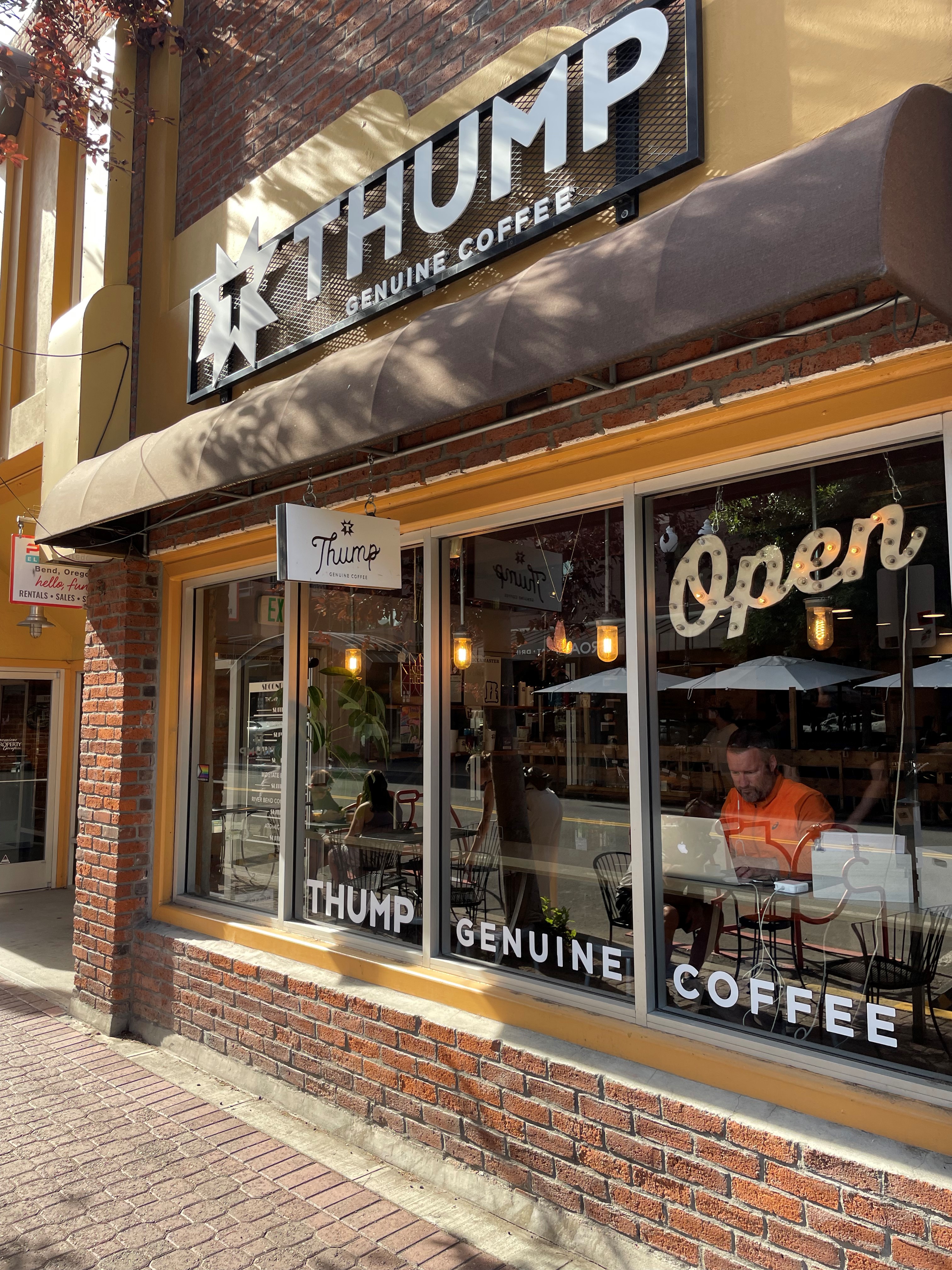 Thump coffee in downtown Bend, Oregon