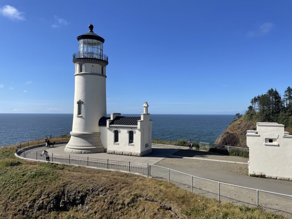 North Head Lighthouse near Astoria in Cape Disappointment State Park