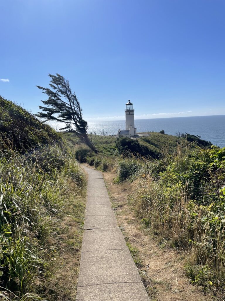 North Head Lighthouse in Washington's Cape Disappointment State Park