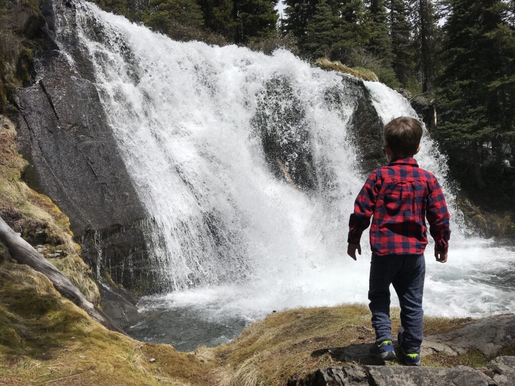 Waterfall on Green Lakes Trail near Bend