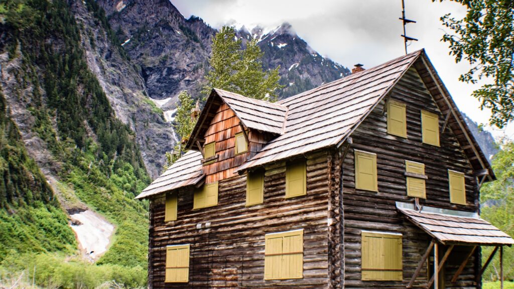 Enchanted Valley chalet in Olympic National Park