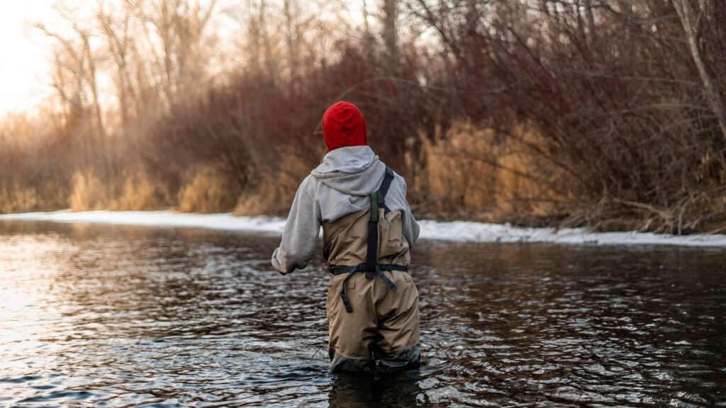 fly fishing in the Gallatin river