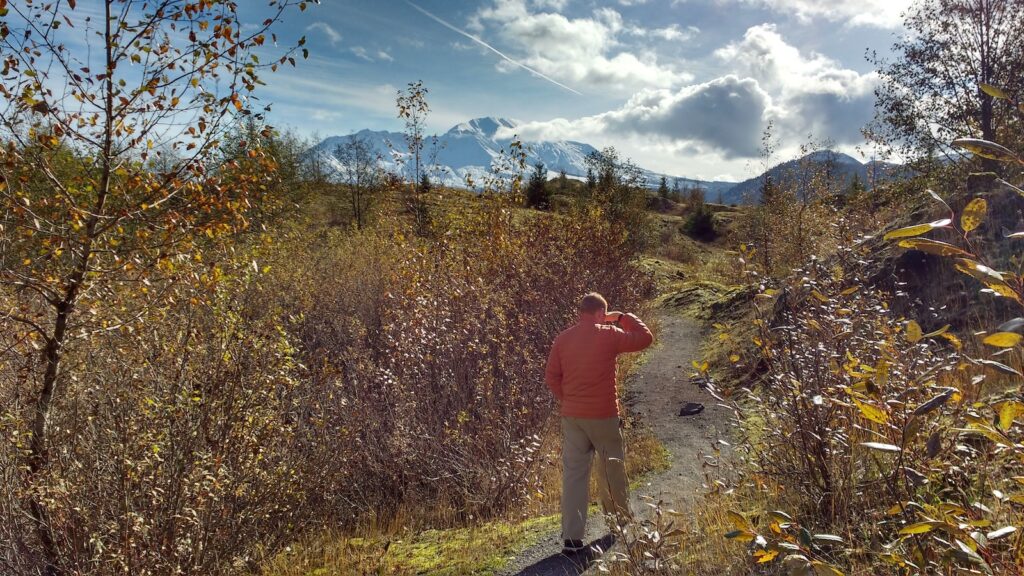 Mt. St. Helen in autumn